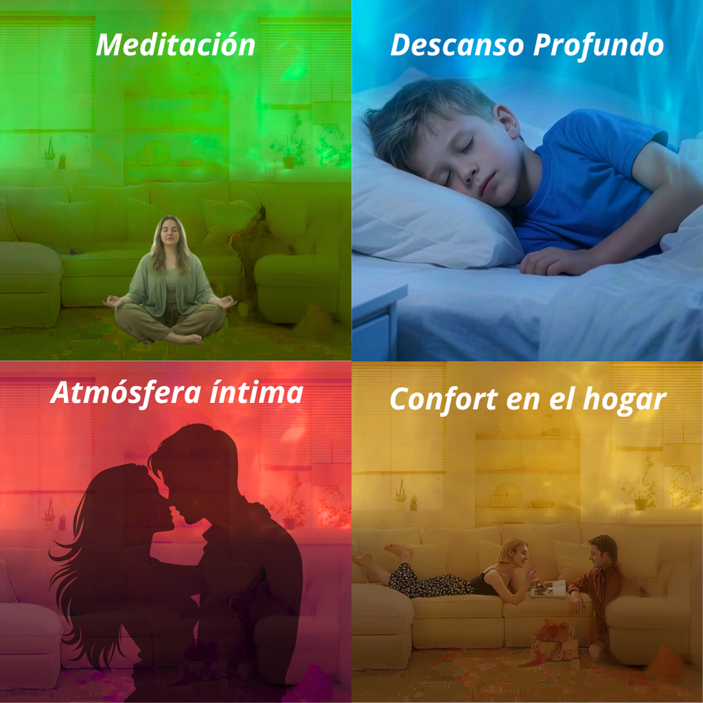Lámpara de ondulación de agua giratoria